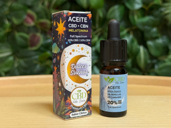 Aceite de CBD 10% + CBN 10% + Melatonina | Sueño