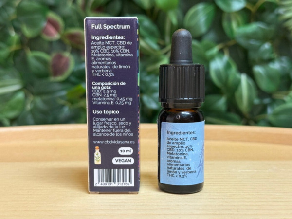 Aceite de CBD 10% + CBN 10% + Melatonina | Sueño (2)